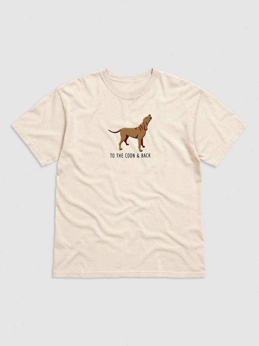 To the Coon and Back T-Shirt(Embroidered) of a Redbone Coonhound product image (4)