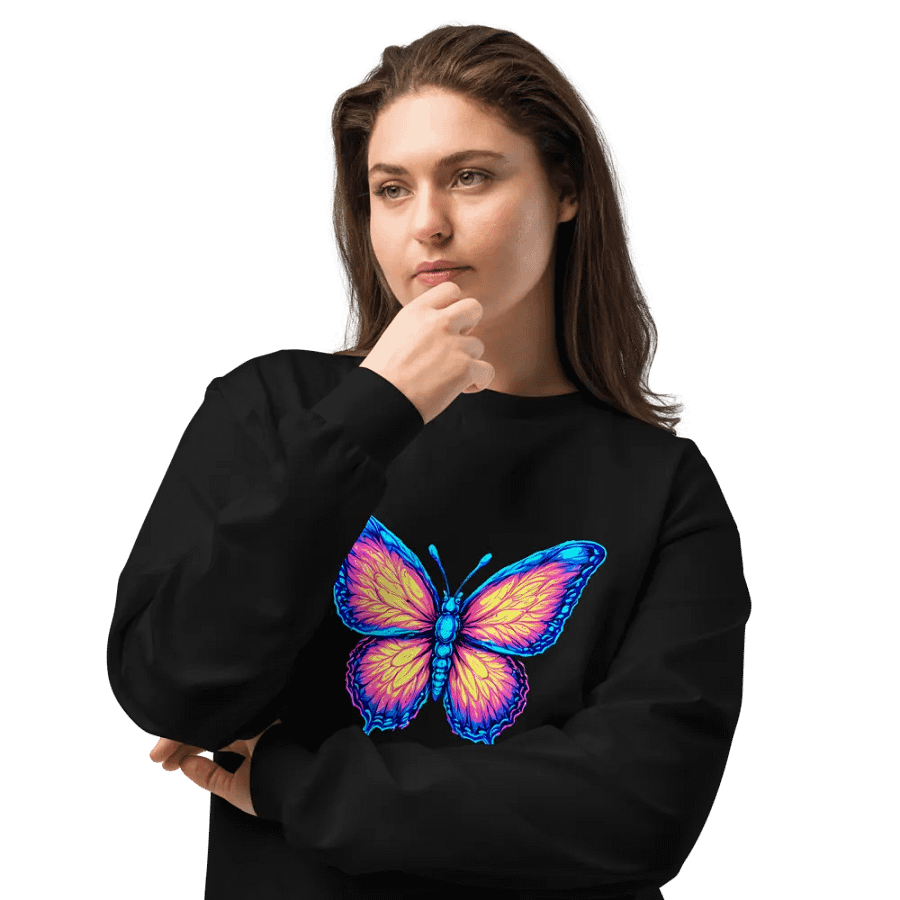 [Astral Butterfly] Unisex Premium Heavyweight Long Sleeve Shirt product image (7)