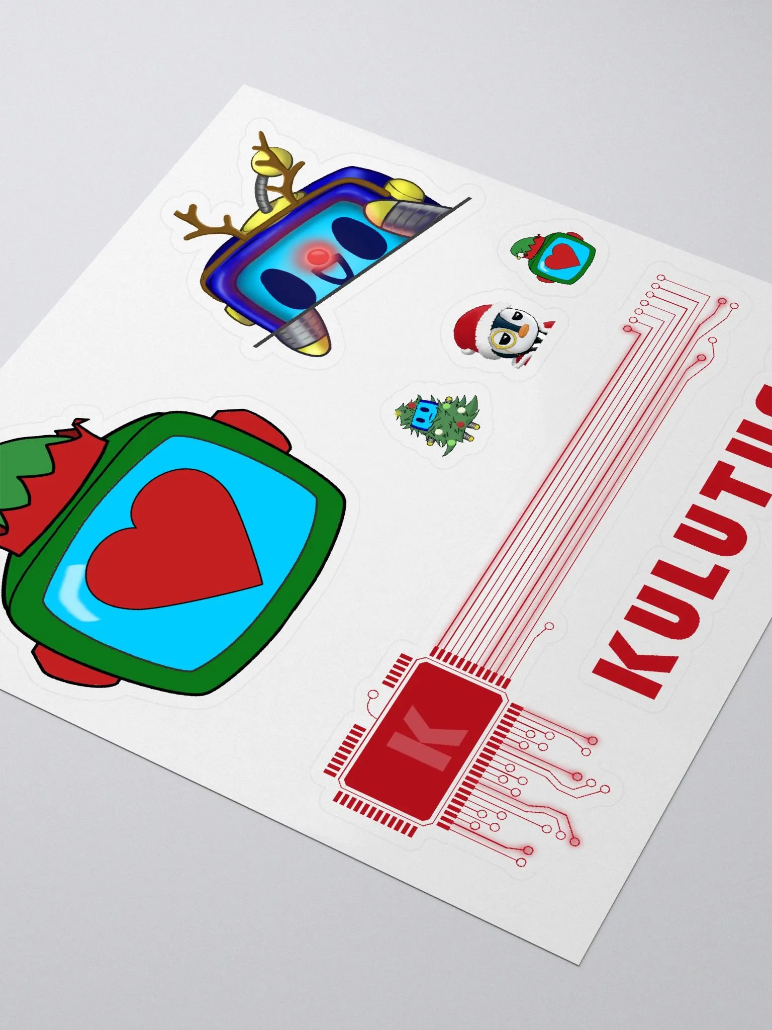Holiday Sticker Sheet 2 (5.5x5.5) product image (3)