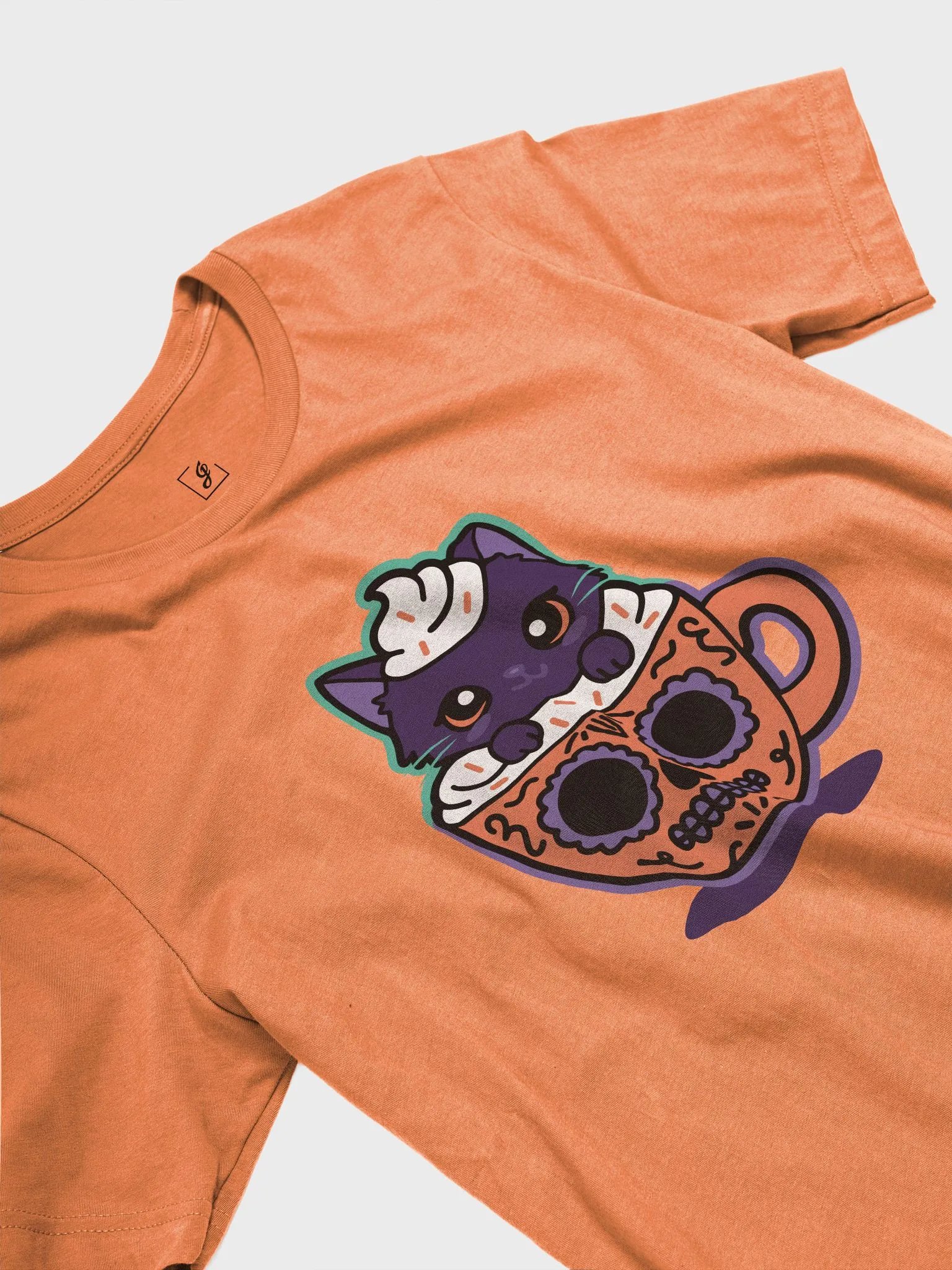 Sugar Skull Kitten Mug Supersoft Classic Fit T-Shirt product image (5)