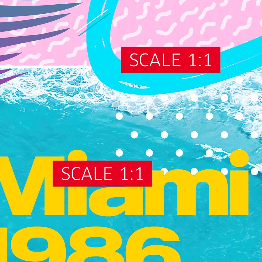 Retrowave poster: Miami 1986 [retrowave/vaporwave/synthwave] — aesthetic poster, retrowave art print, neon poster, 80s poster product image (4)