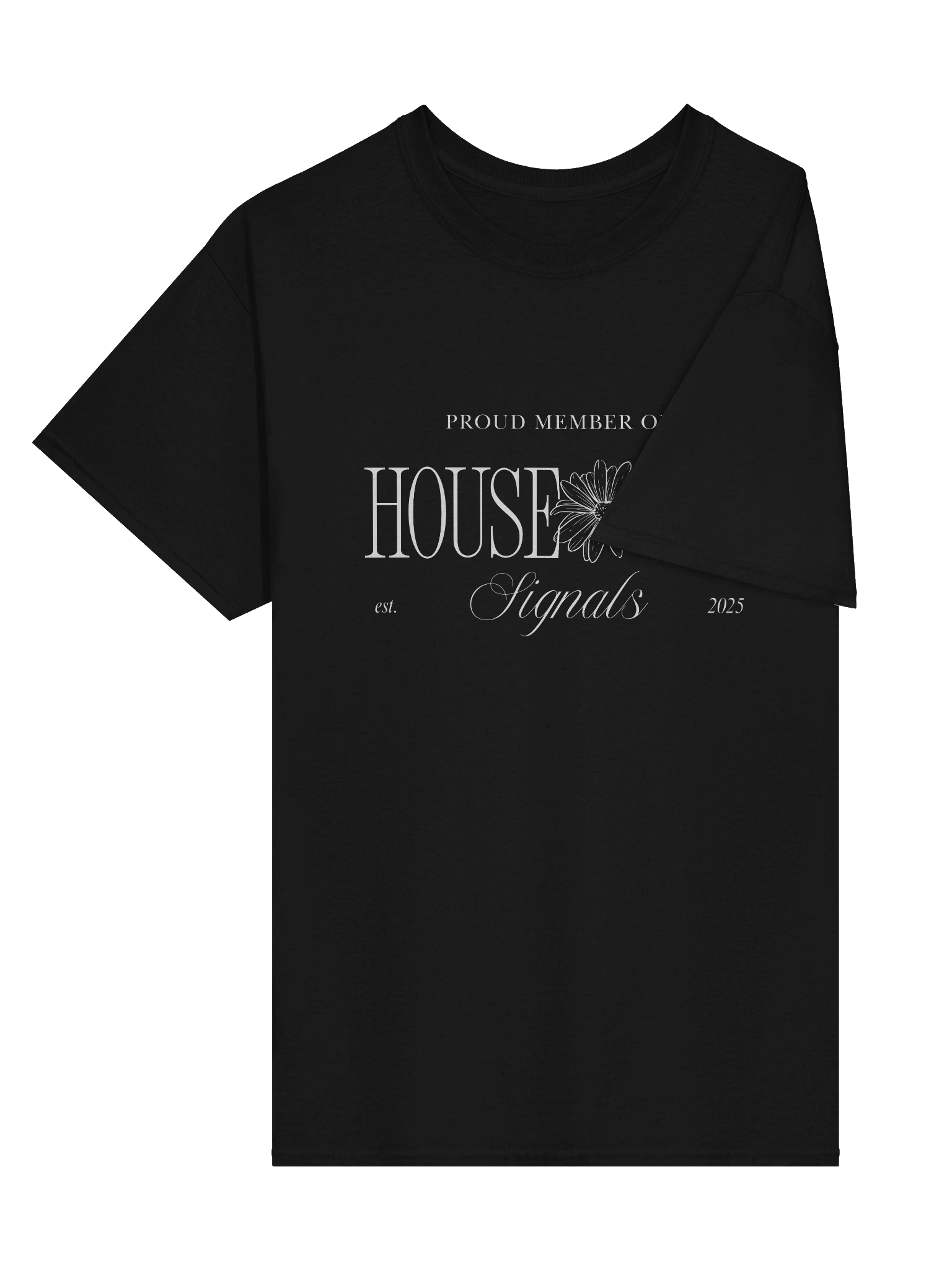 House of Signals Tee – Black / Capsule 01 product image (4)