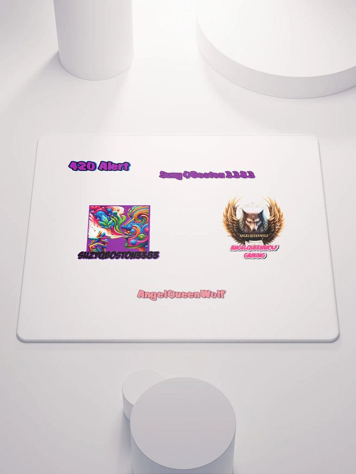 SuzyQBoston and AngelQueenWolf Gaming Realm Mouse Pad product image (1)
