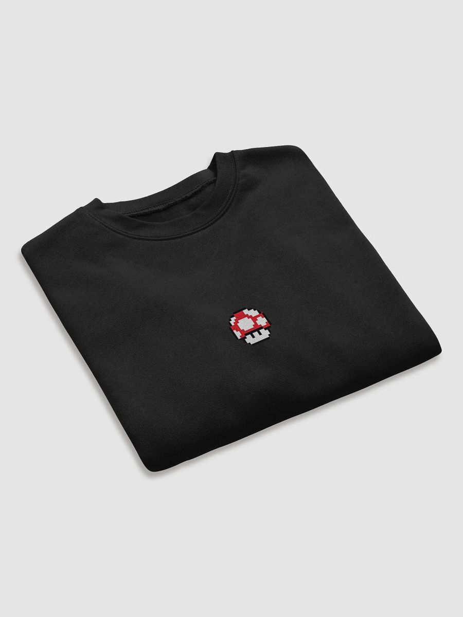 Super Mario Pixel Mushroom Women's Fleece Crop Sweatshirt product image (33)