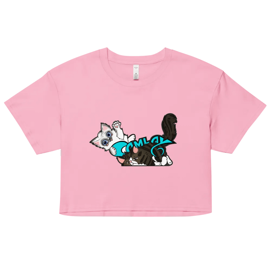 AS Colour Women's Premium Crop Top: Luigi & Ariel Logo product image (9)