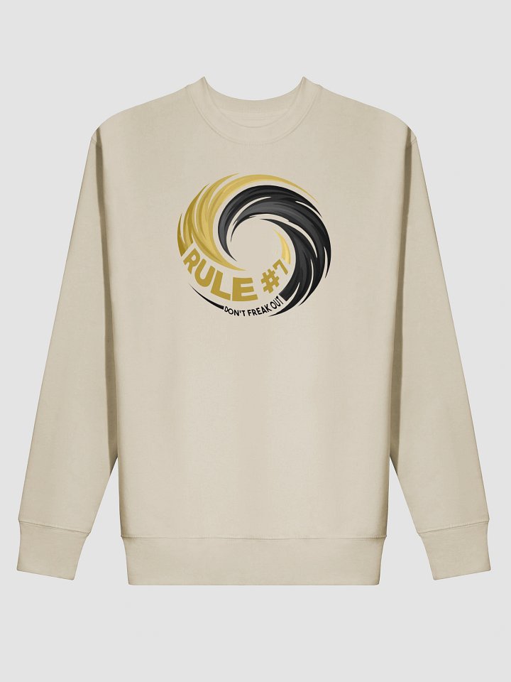 Rule #7 Premium Sweatshirt Black and Gold product image (15)