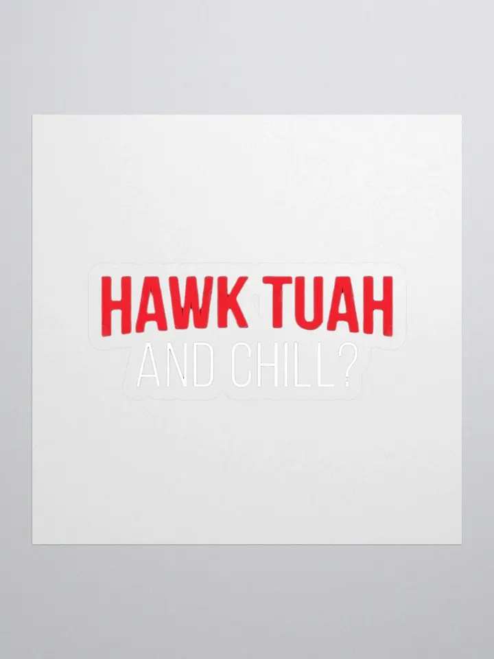 Hawk Tuah and Chill Stickers product image (1)