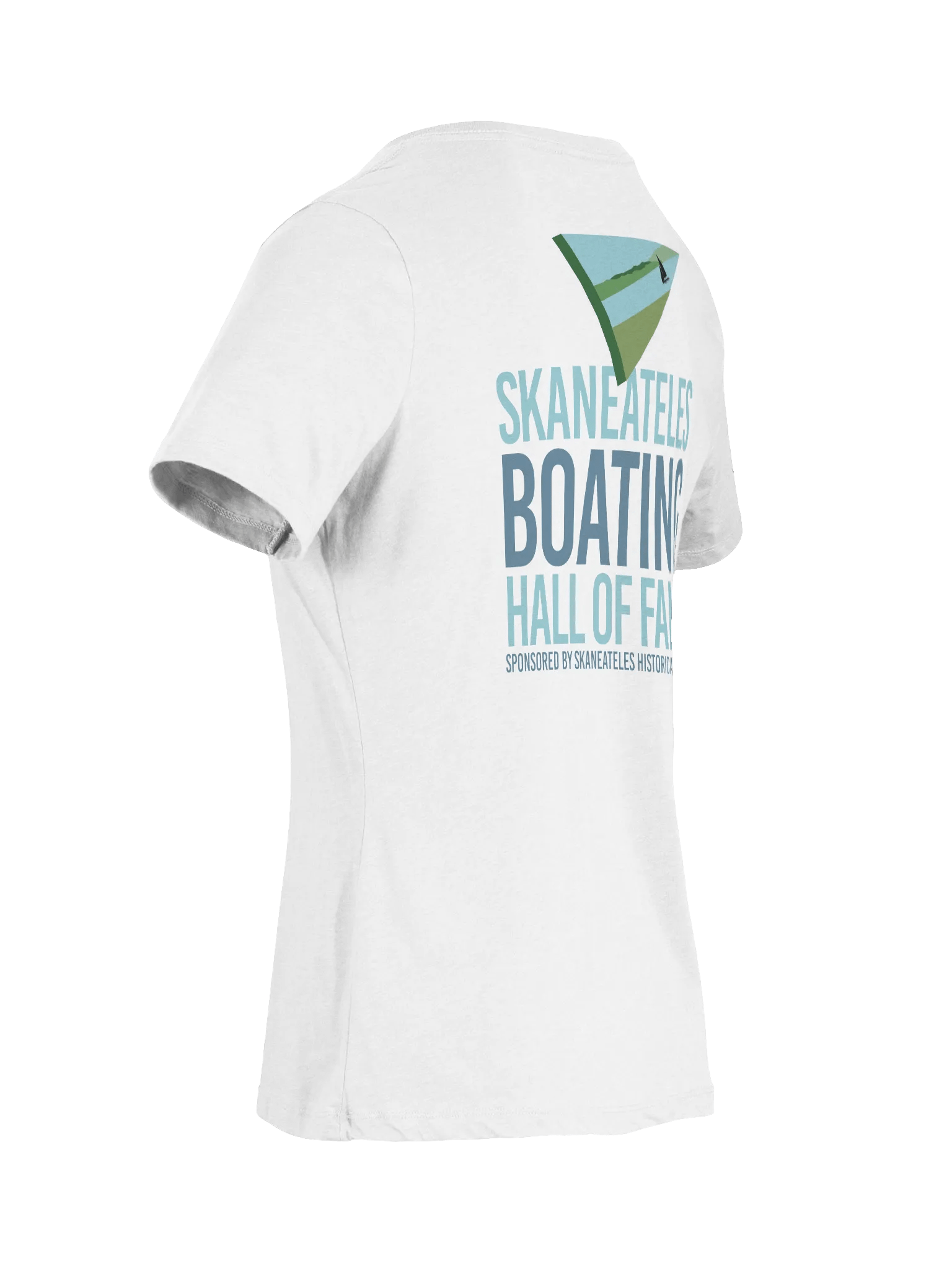 BHOF Sailboat Triangular Logo Women's V-Neck T-Shirt product image (6)