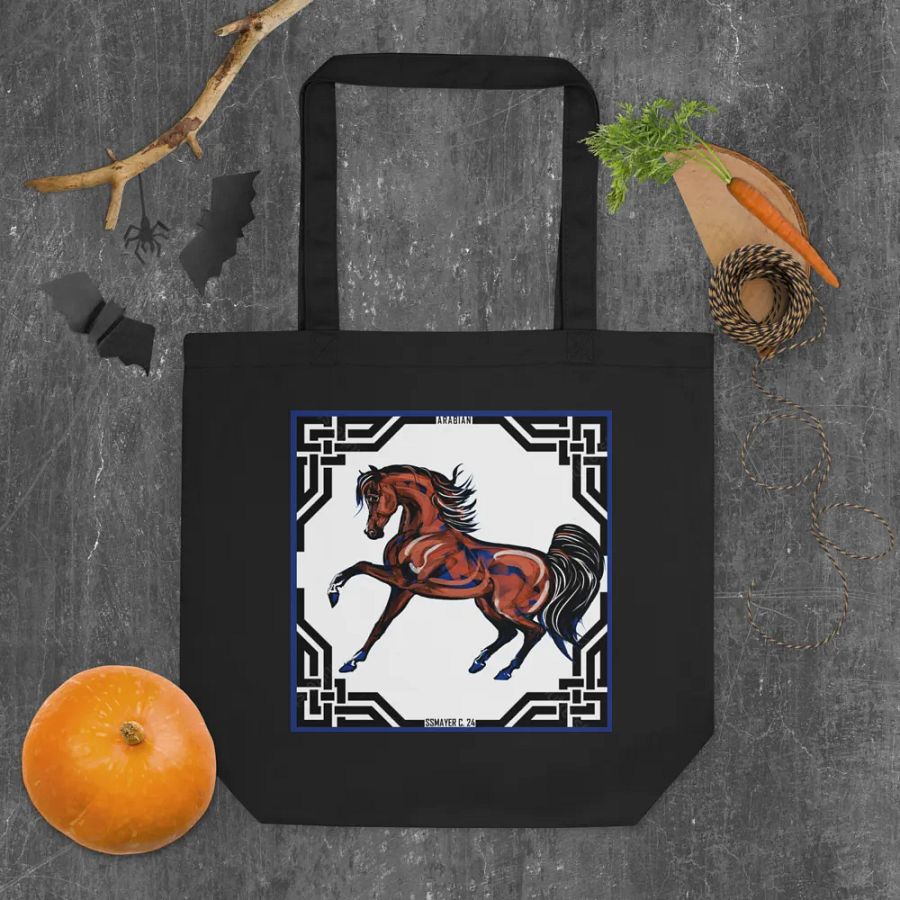 Prancing Bay Arabian Stallion Tote Bag product image (4)