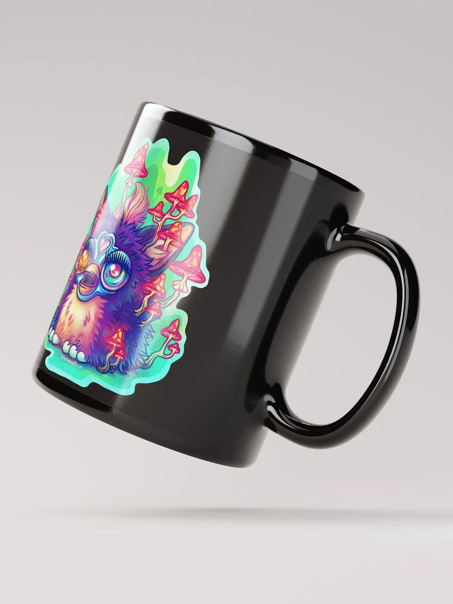 Nostalgic Fungus Creature Black Mug product image (4)