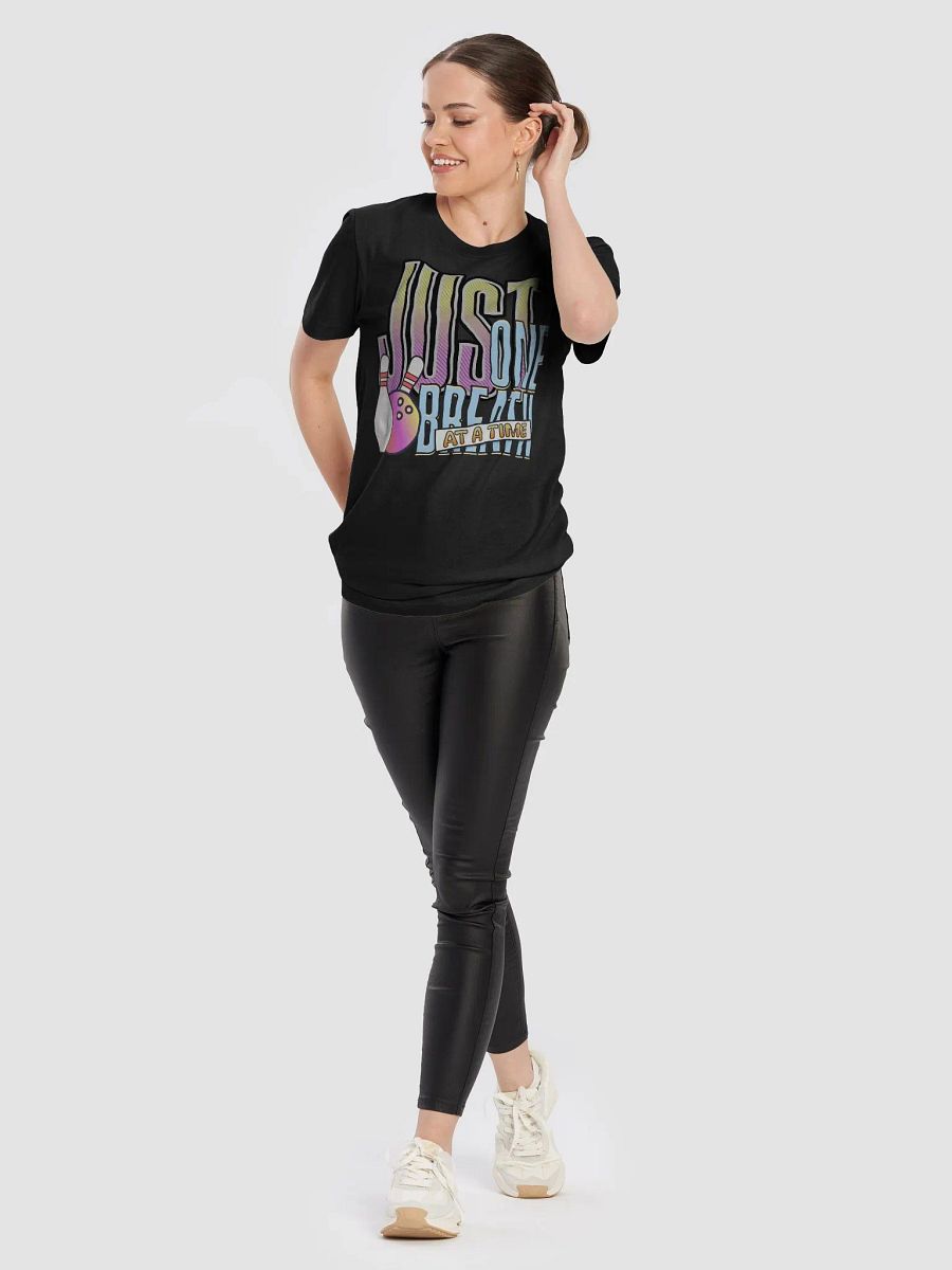 Just One Breath At A Time Bowling Zen T-Shirt product image (12)