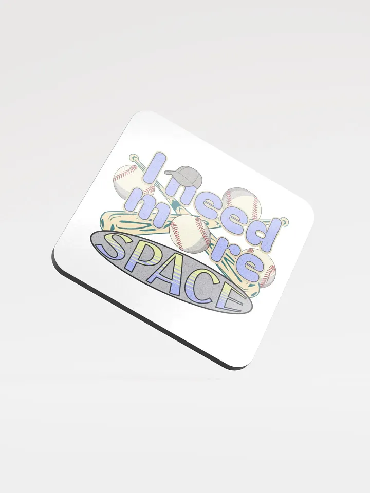 I Need More Space Baseball Swing into Style Coaster Set product image (1)