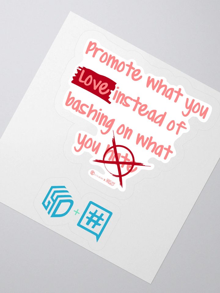 Promote What You Love Stickers product image (5)
