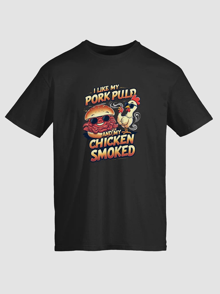 Pulld Pork & Smoked Chicken – BBQ Dad Joke Tee product image (1)
