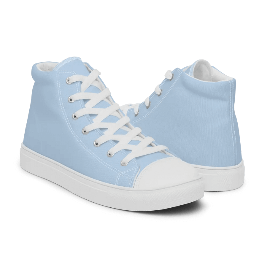 Retro Vibes High Top Canvas Shoes product image (3)