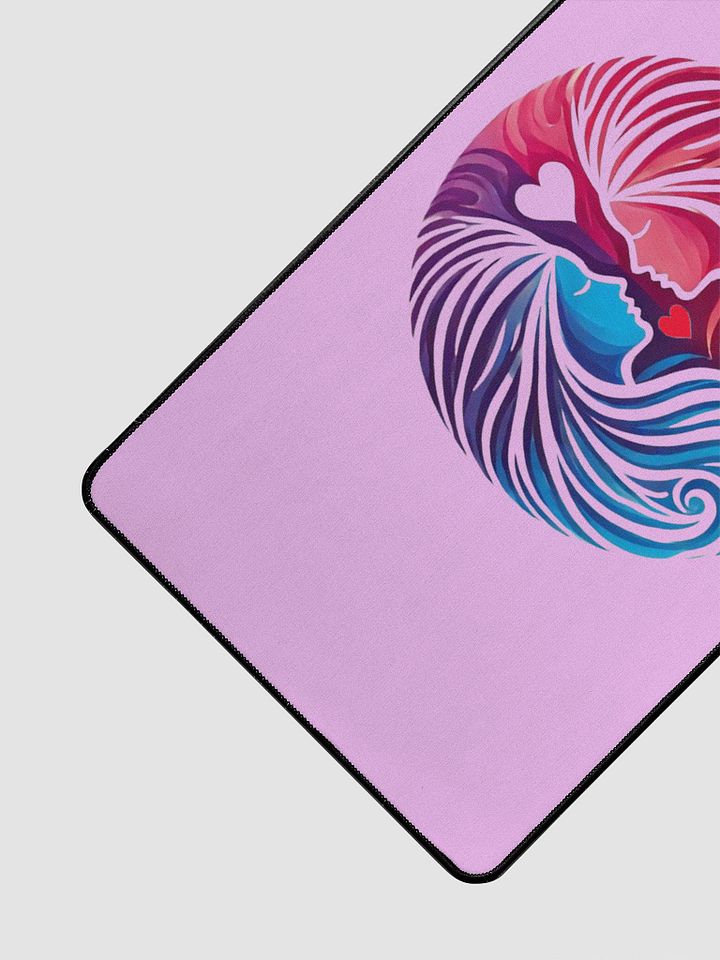 Symmetric Faces Desk Mat product image (1)