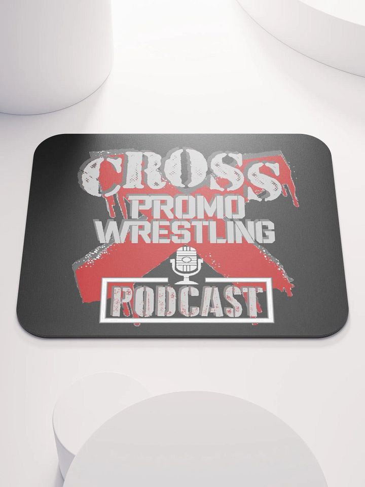 Retro Wrestling Mic Mouse Pad product image (1)