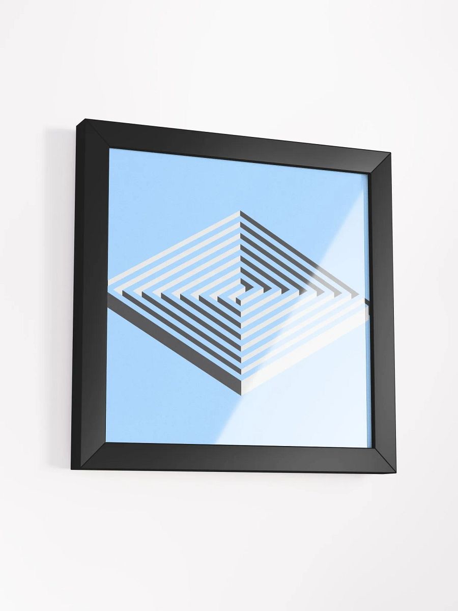 Spiral Maze Framed Matte Poster product image (3)