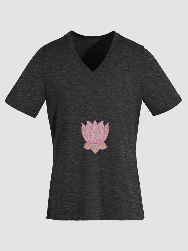Golden Lotus Women's V-Neck Tee product image (1)