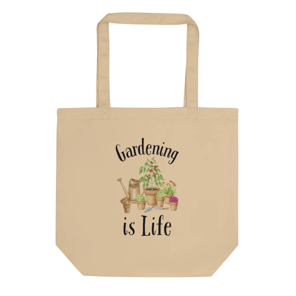 Gardening is Life Organic Cotton Tote Bag product image (1)