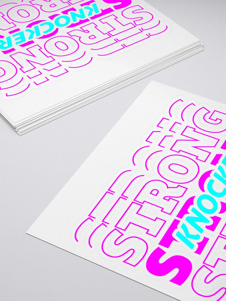 KNOCKER STRONG STICKER product image (4)