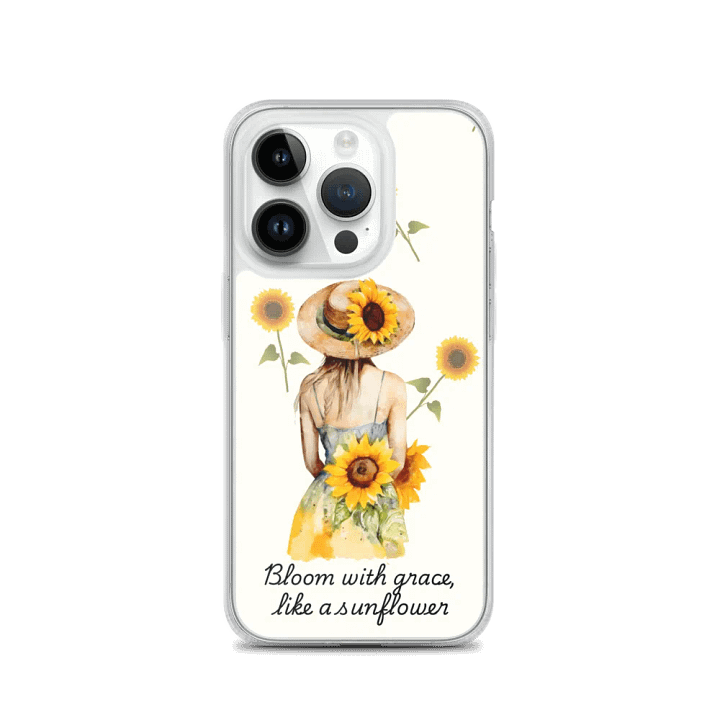 Sunflower Grace iPhone® Clear Case product image (3)
