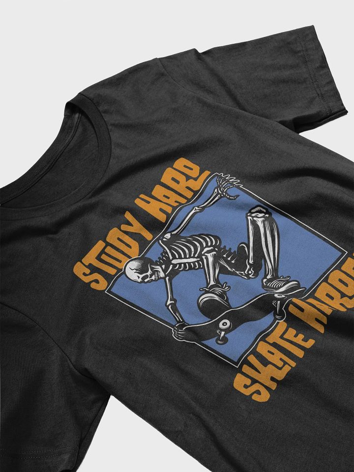 Study Hard, Skate Harder – The Ultimate Student Skater Tee product image (2)