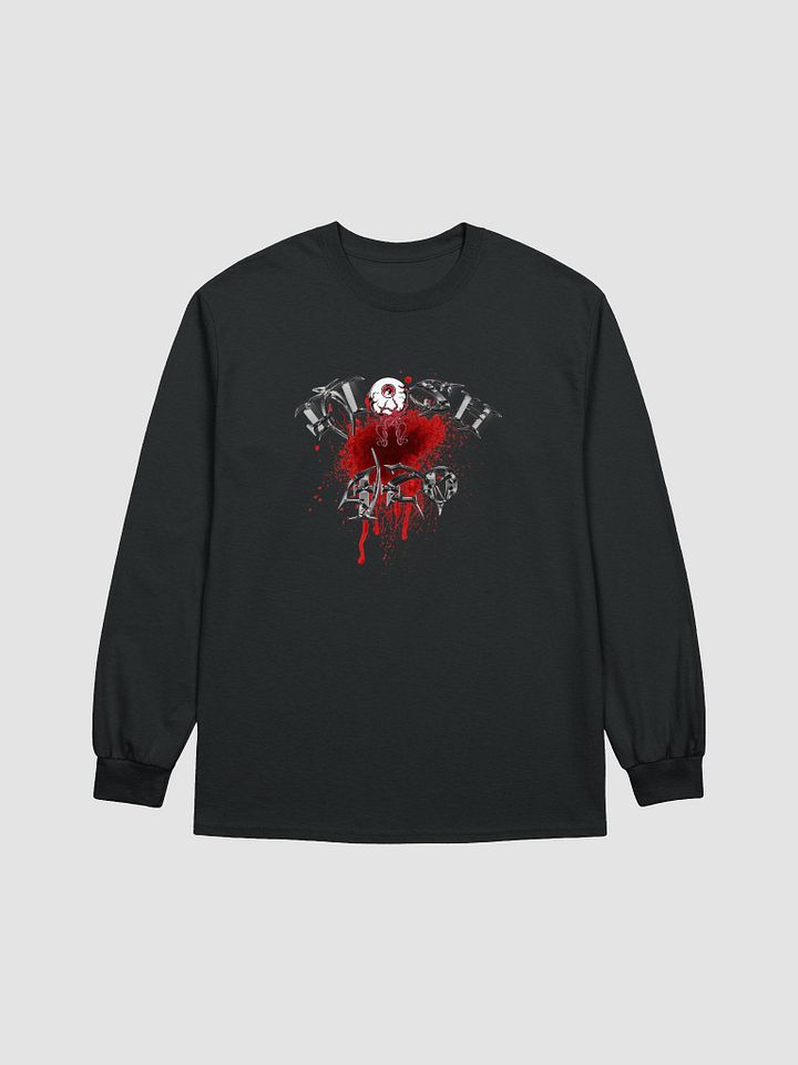 BLOODSPLAT 420 LOGO MEN'S LONG SLEEVE SHIRT product image (1)