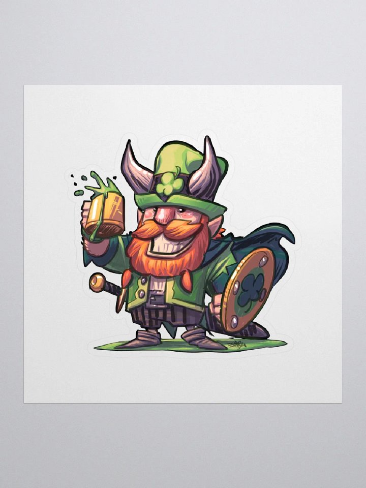 St. Paddy viking sticker product image (3)