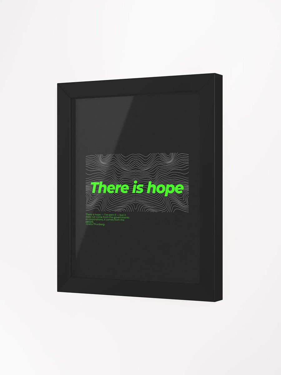 Climate change Matte Poster in Ayous Wood Frame product image (74)