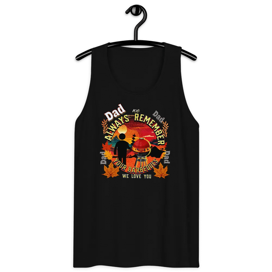 Dad ‘we always remember your Barbecue’ Mens fathers day t shirt product image (9)