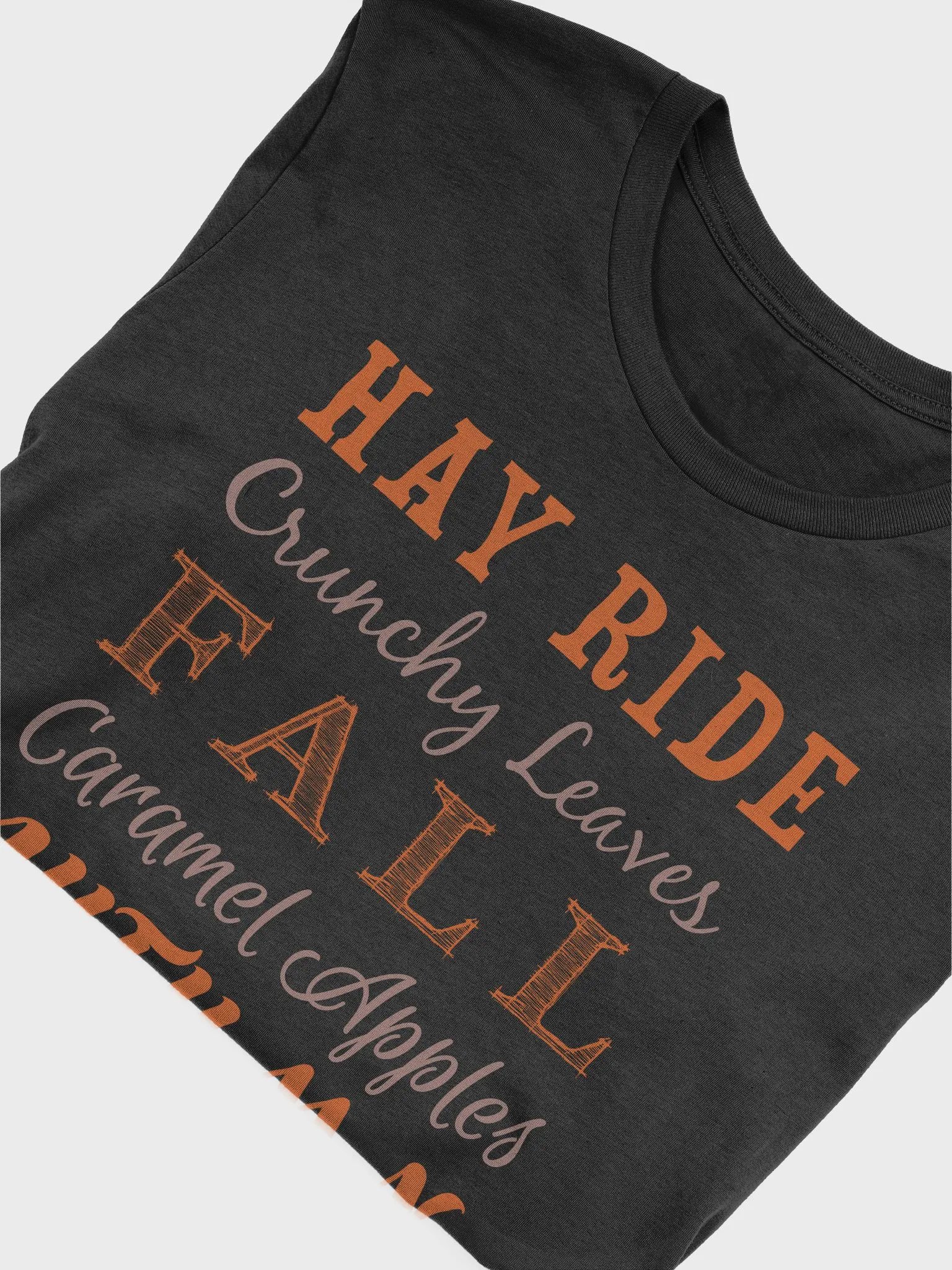 🍂 Fall Typography T-Shirt | Cozy Autumn Words Tee | Perfect Fall Harvest Shirt product image (5)