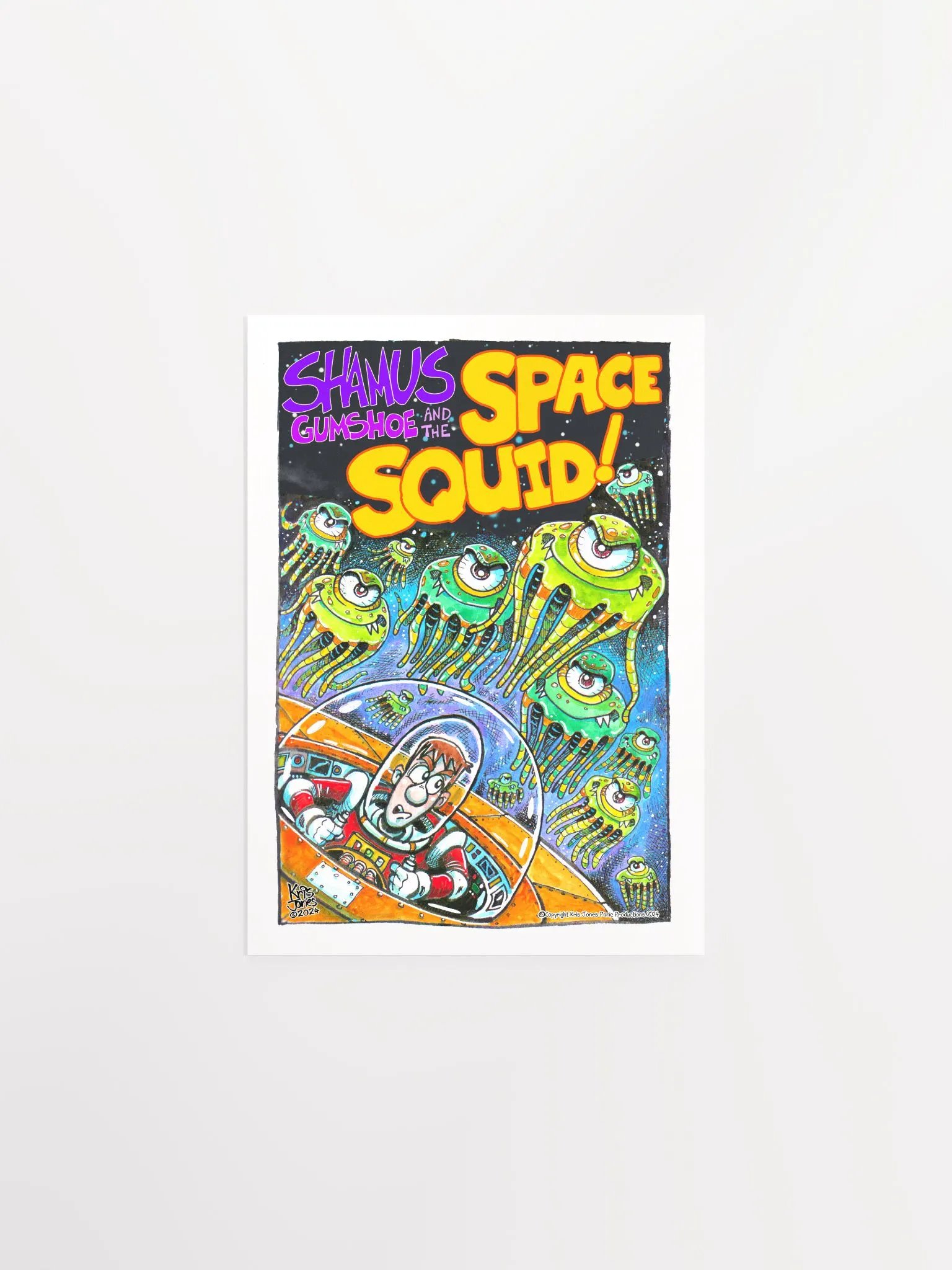 ATTACK OF THE KILLER SPACE SQUID POSTER product image (1)