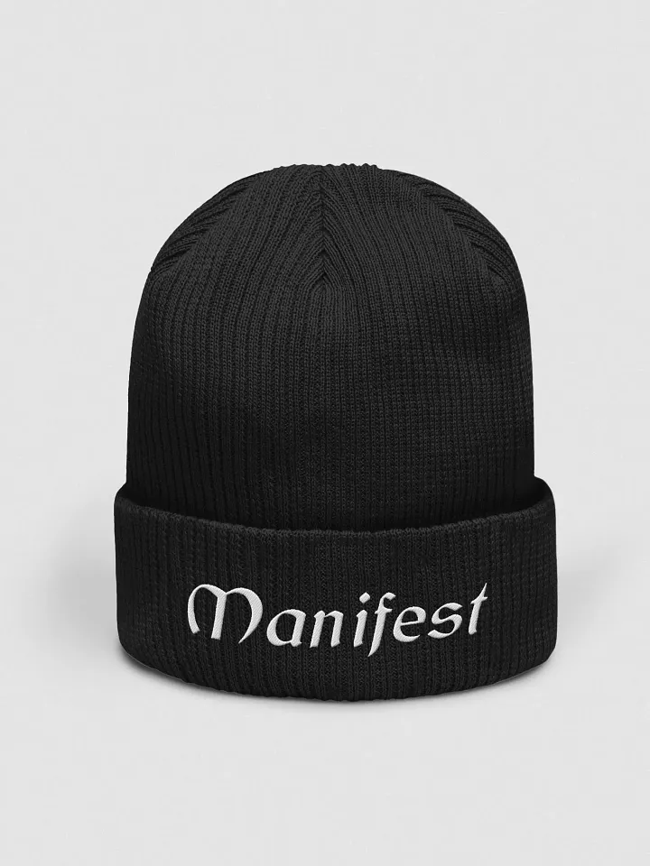 Manifest Embroidered Organic Beanie product image (1)