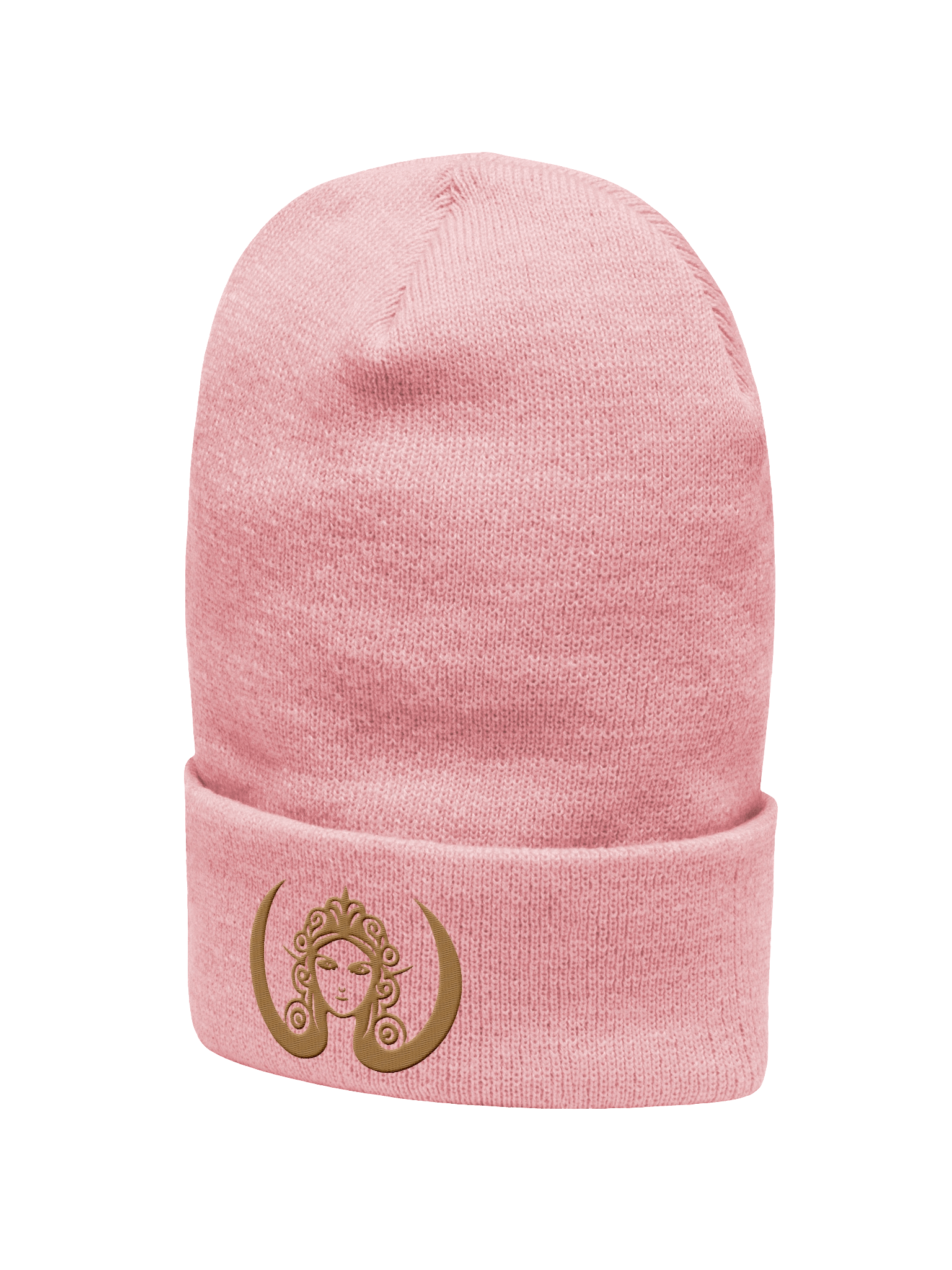 CIRCEMOON Rose Quartz Emblem Beanie - pink and gold product image (2)