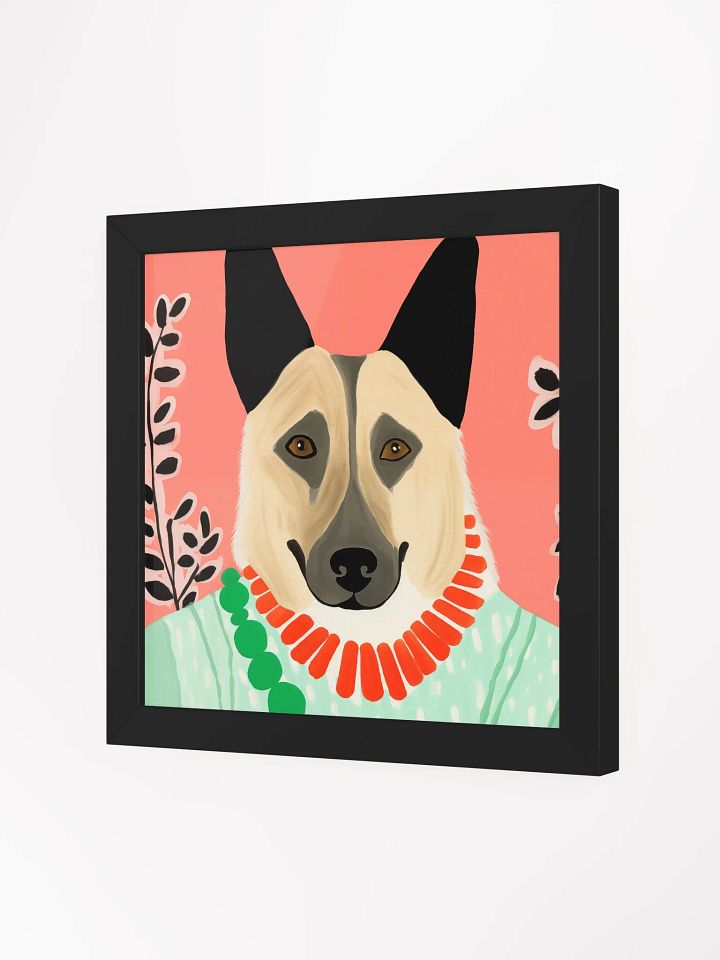 Whimsical German Shepherd Art Print product image (7)
