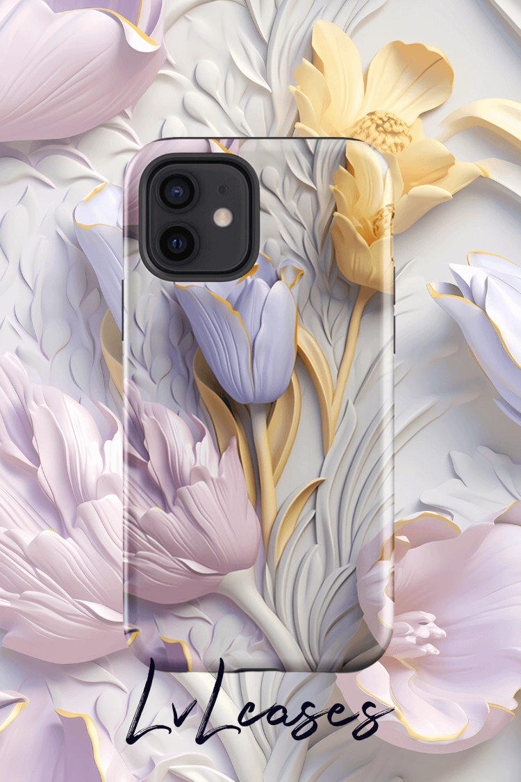3D style Tulips iPhone Case product image (2)