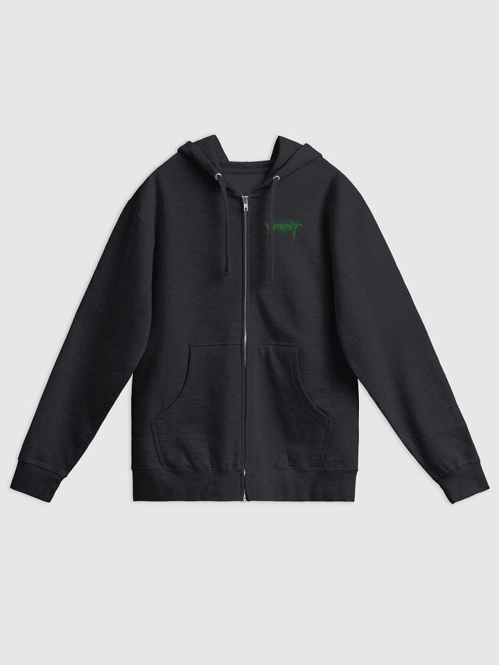 Goat Skull Green Logo Zip Up product image (1)