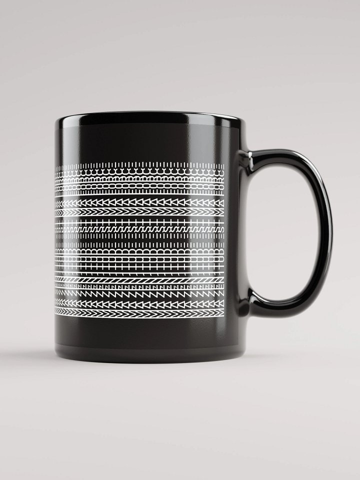 Mug Noir Codé Zen Blanc - Ma Zénitude est ma Force - Cadeau élégant product image (1)