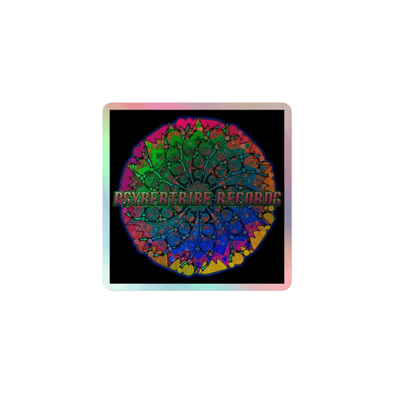 PsyberTribe Records Holo Sticker