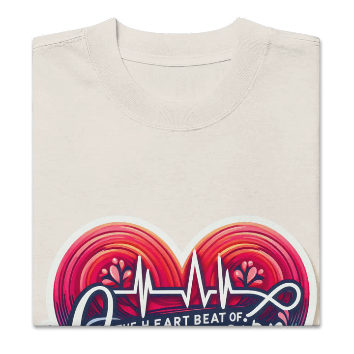 Compassionate Heartbeat Oversized Tee product image (30)