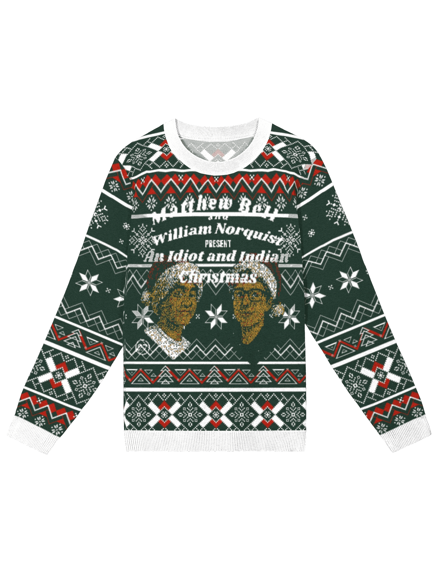 Idiot and Indian Christmas Sweater product image (5)
