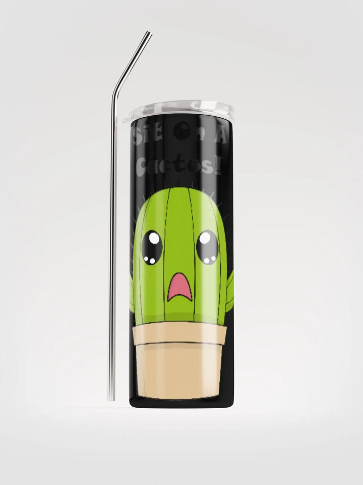 Sit on a cactus tumbler product image (1)