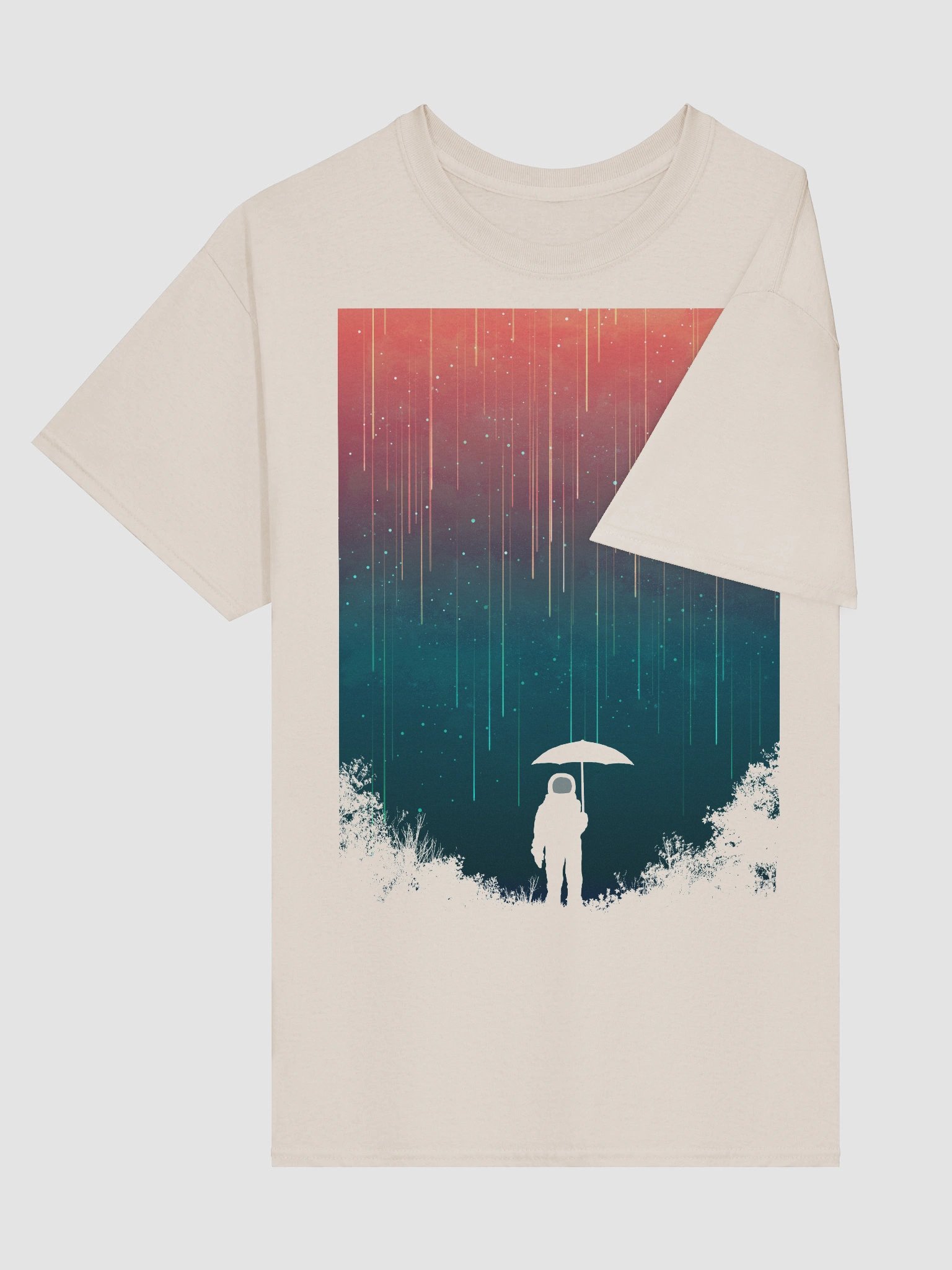 Meteor rain graphic t-shirt product image (15)