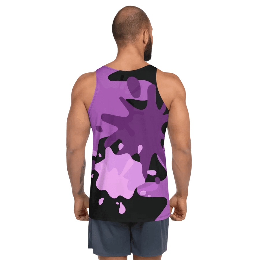 Dark Chaos Splatter Tank - Purple product image (6)
