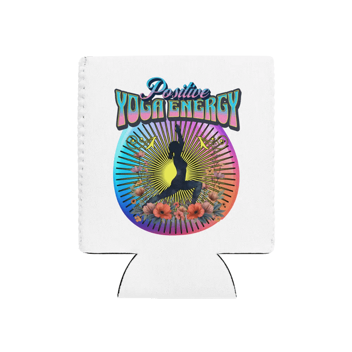 Positive Yoga Energy Radiant Vibes Can Cooler product image (1)