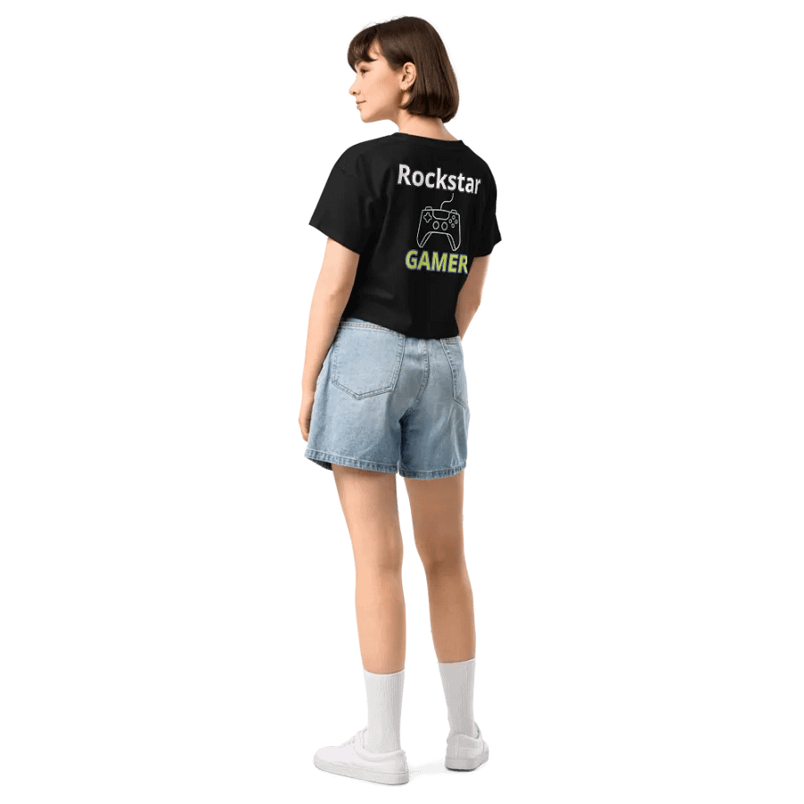 Rockstar Gamer GTA Online Theme Women's Crop Top product image (8)