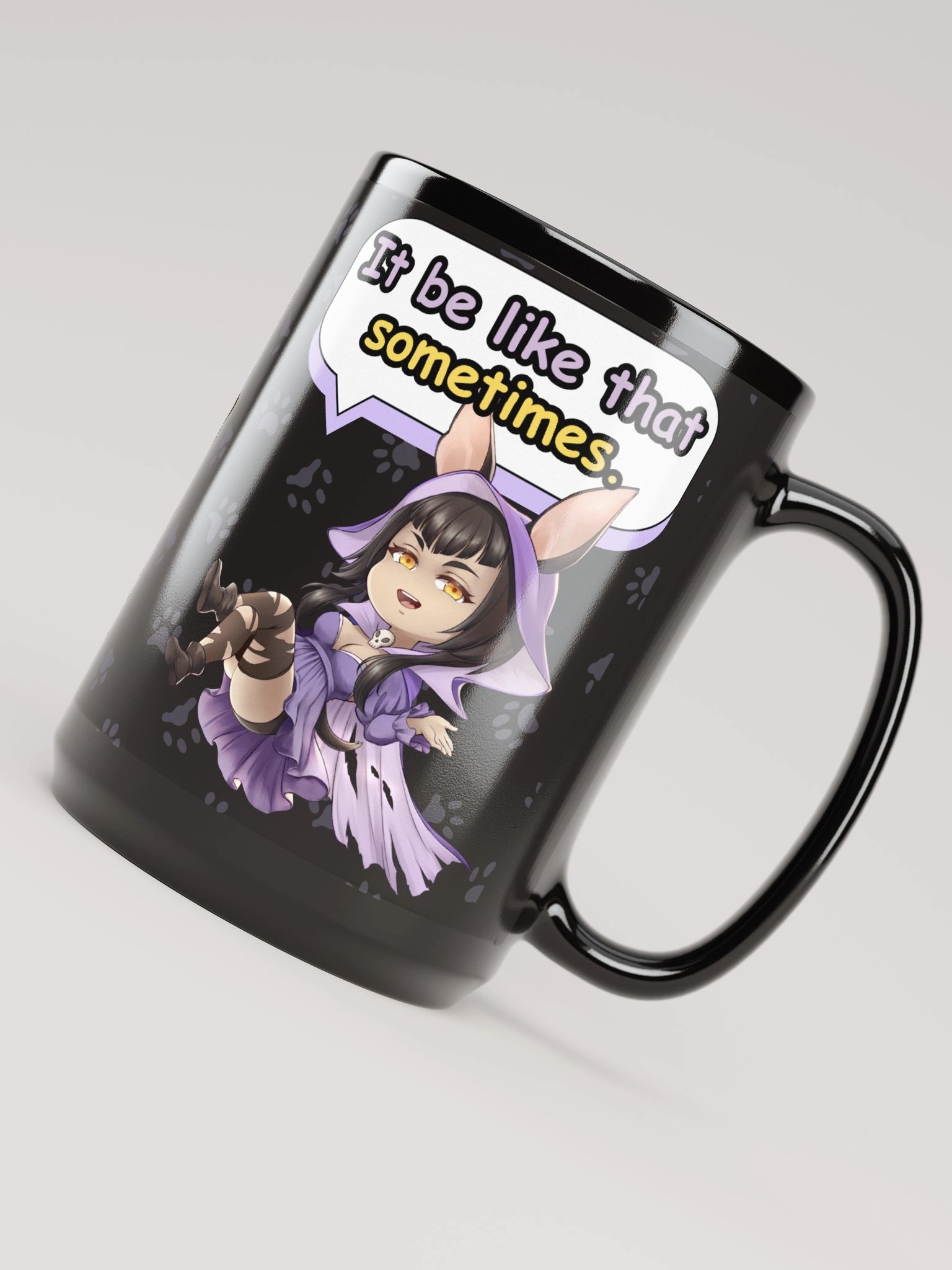 Xolo Queue "It be like that sometimes." 15oz Mug - Black product image (1)