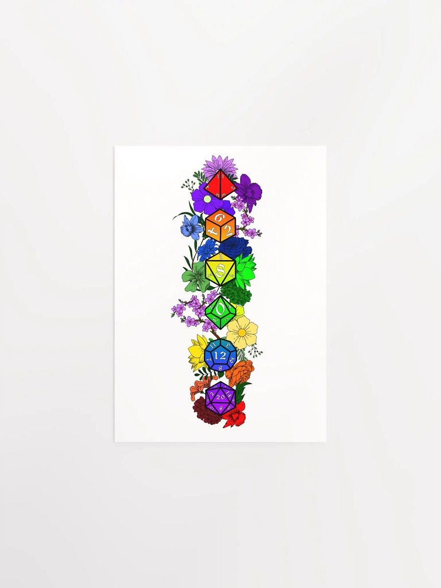 DnD Pride Dice Poster product image (1)