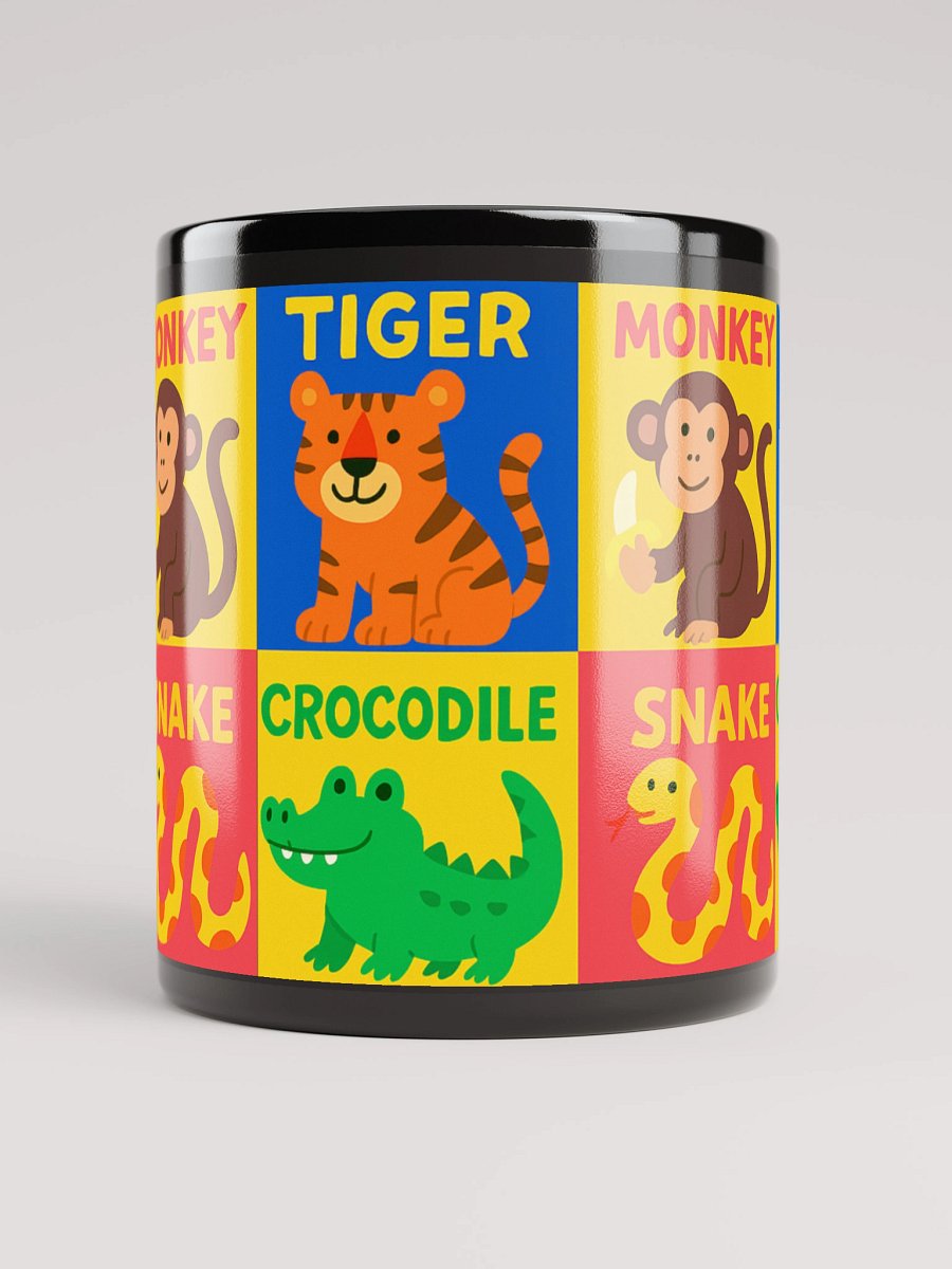Vibrant Animal Kingdom Glossy Mug product image (5)